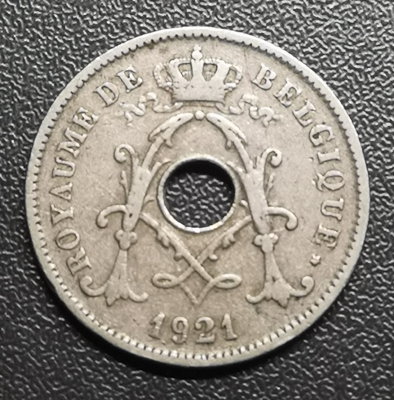 10 centimes Albert Ier type Michaux en français 1921 Achat Or en