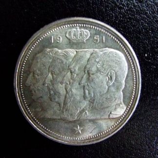 Pièce cents Francs Belge - type quatre Rois