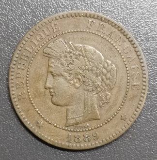 10 centimes Cérès 1889 Paris.