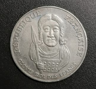100 francs en argent Clovis 1996.