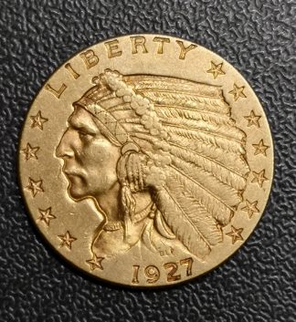 2½ dollars en or Indian Head - Quarter Eagle 1927. 