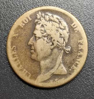 5 centimes - Charles X 1825 Paris.