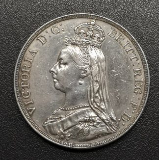 1 couronne Victoria effigie du jubilé 1890.