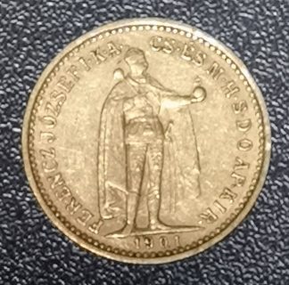 10 korona Or Franz Joseph Ier 1901.