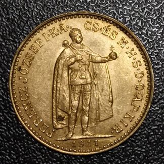 10 korona or Franz Joseph I 1911.