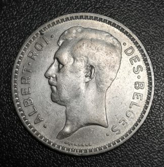 20 francs – Albert Ier en français 1934.