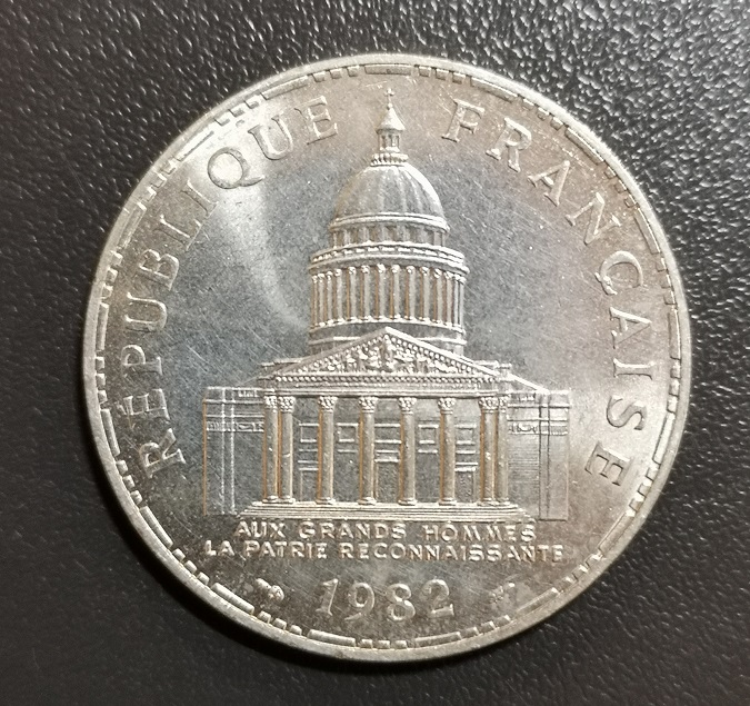 Bague Pièce De Monnaie 100 Francs Panthéon En Argent - Coin Ring - Neuf Avec étiquettes
